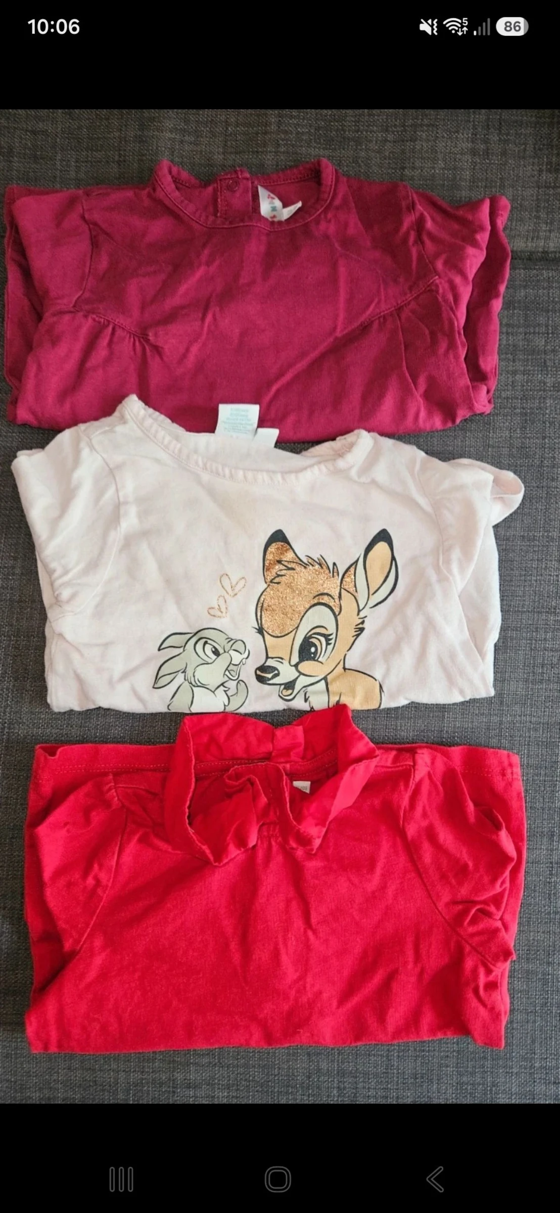 Tee-shirt manche longue 18 mois en bon état